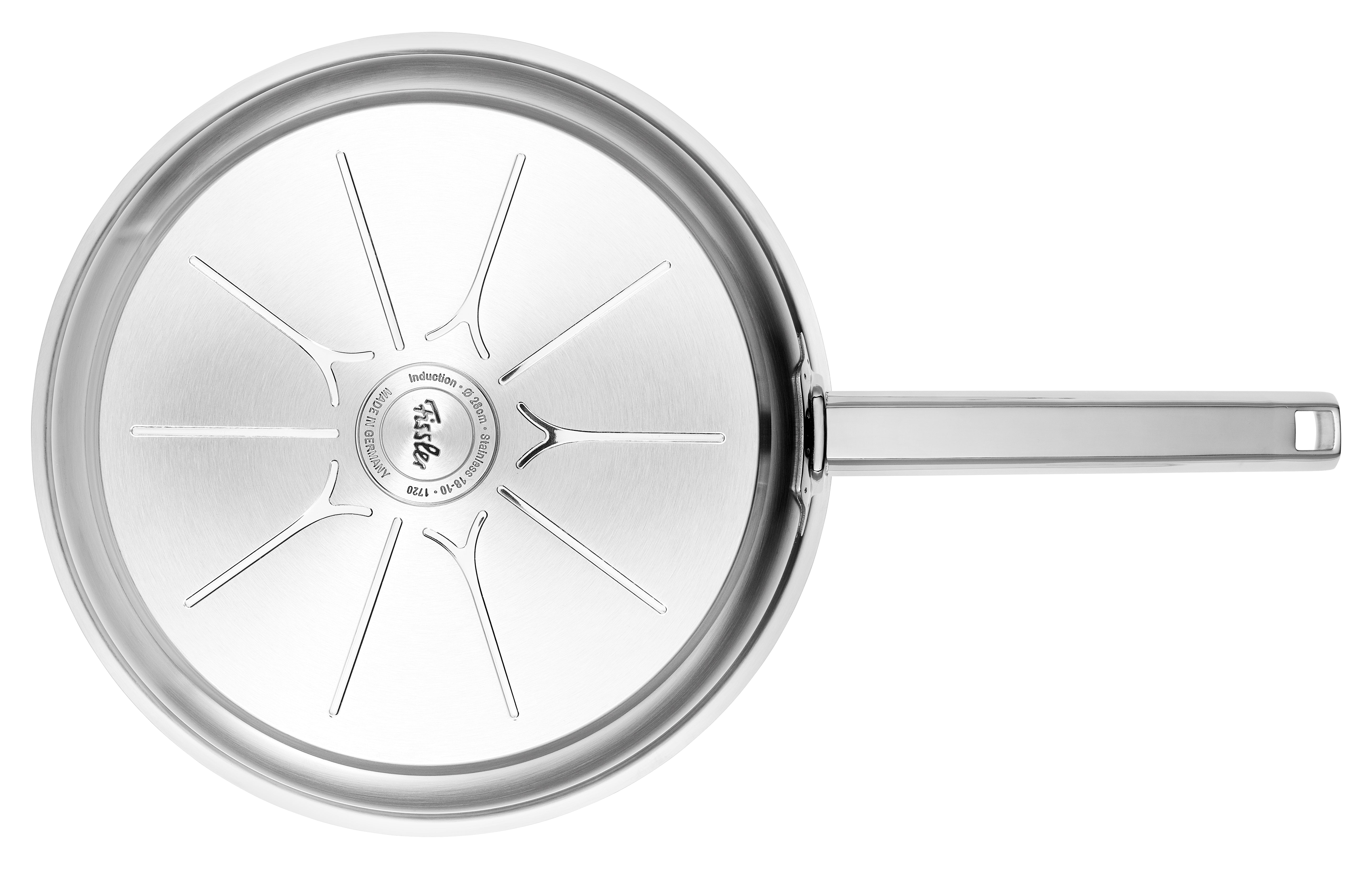 Fissler - Original-Profi Collection® Stainless Steel Frying Pan, 9.5 Inch - Design and Grace