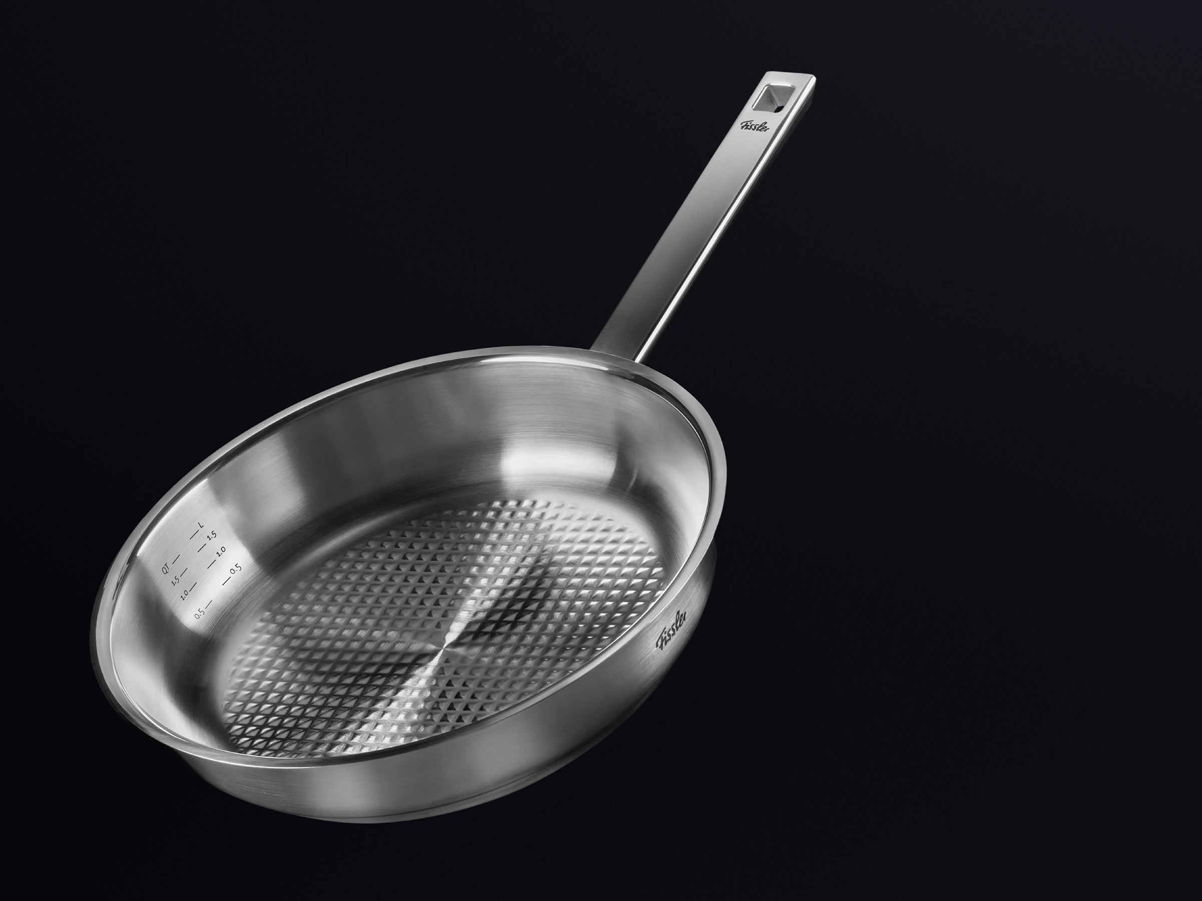 Fissler - Original-Profi Collection® Stainless Steel Frying Pan, 9.5 Inch - Design and Grace