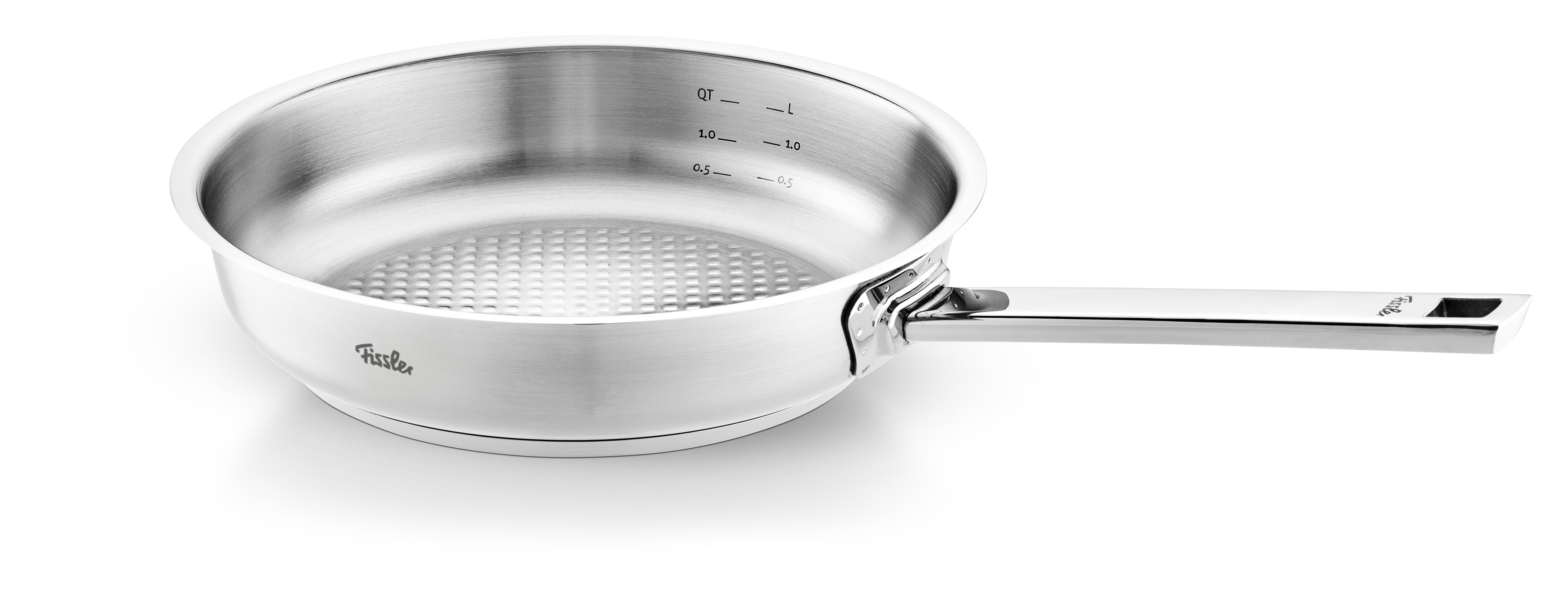 Fissler - Original-Profi Collection® Stainless Steel Frying Pan, 9.5 Inch - Design and Grace