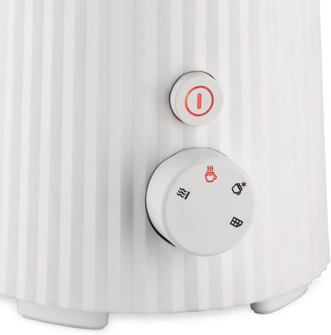 Alessi Plissé Multifunction Milk Frother/Jug Black