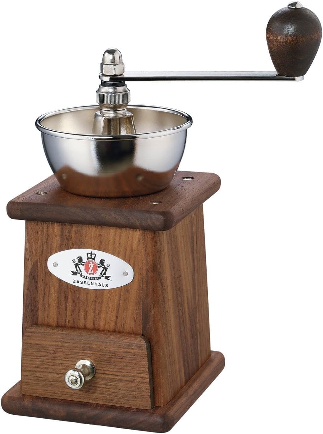 Zassenhaus Santos Manual Coffee Mill - Walnut