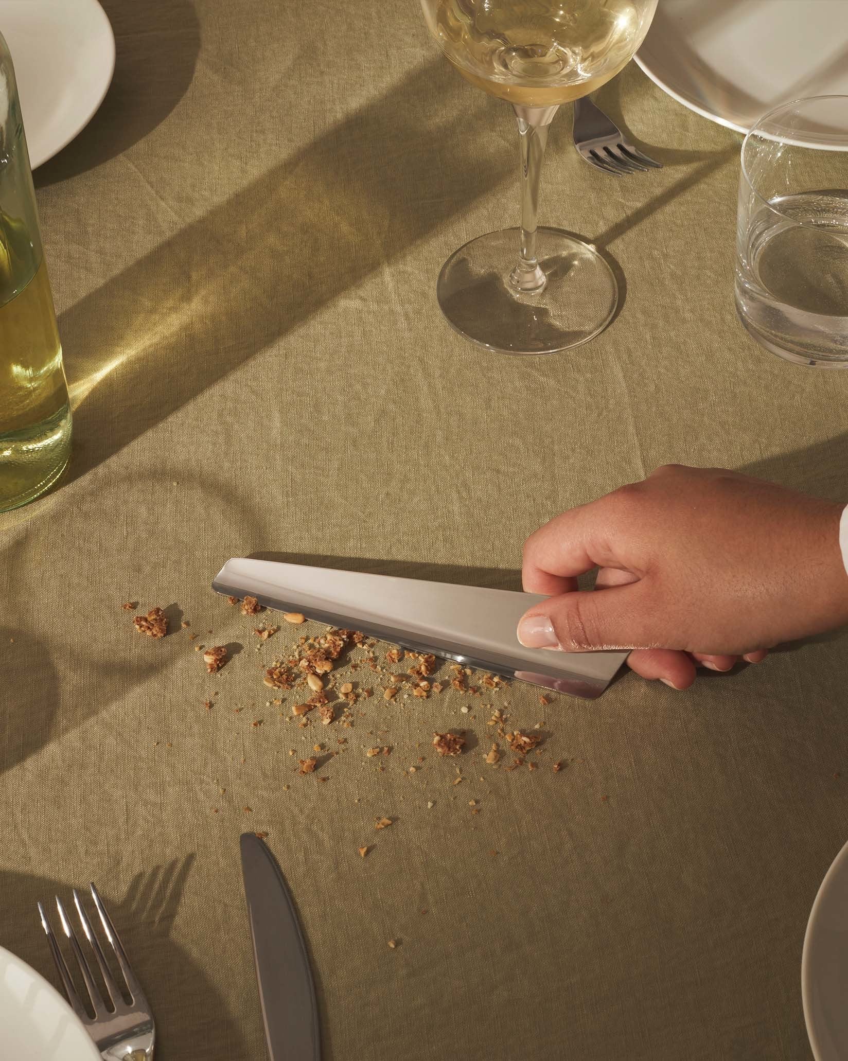 Alessi Ala Crumb Collector - Silver - Design and Grace