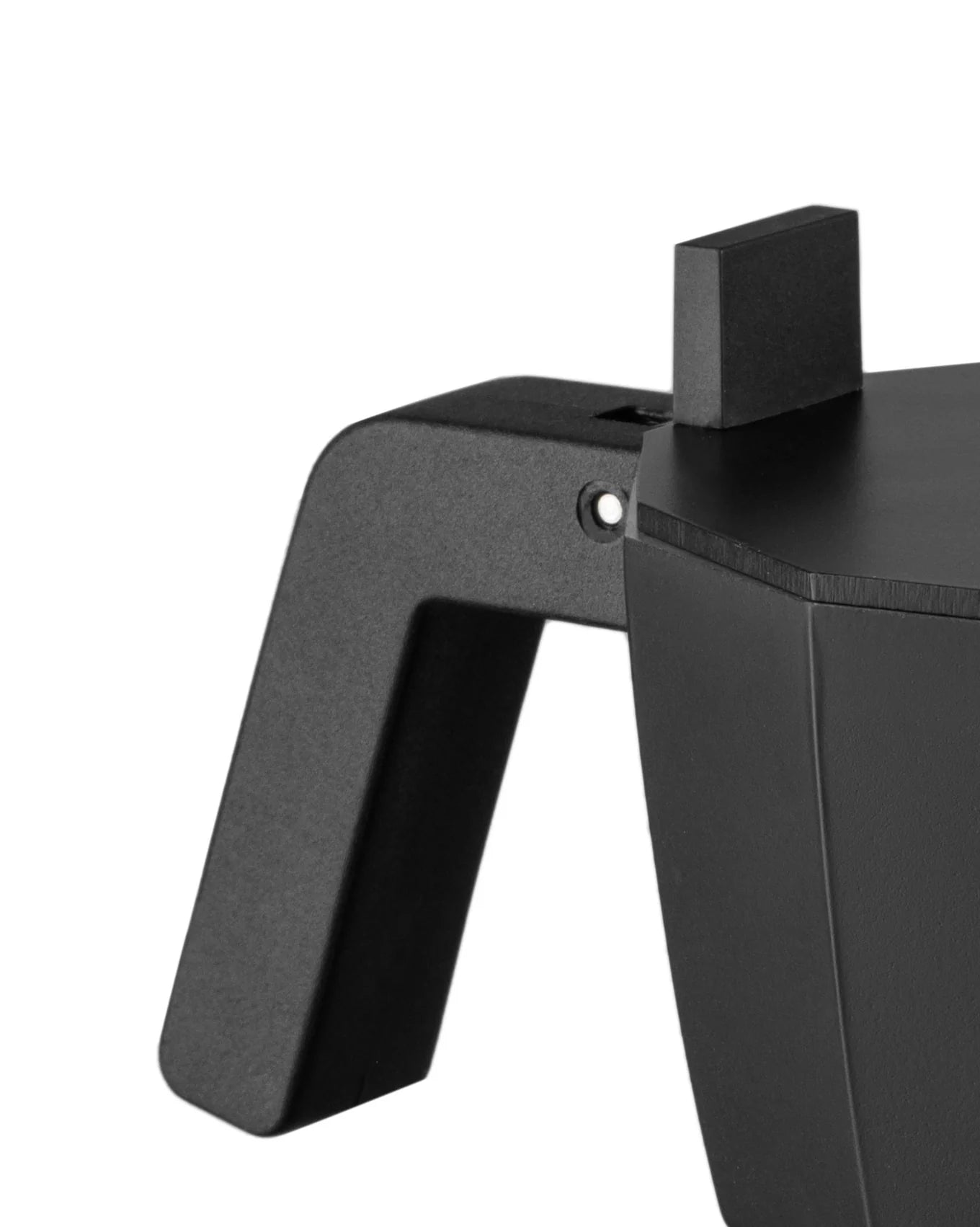 Alessi Moka Stove Top Espresso Maker by David Chipperfield DC06 - Black