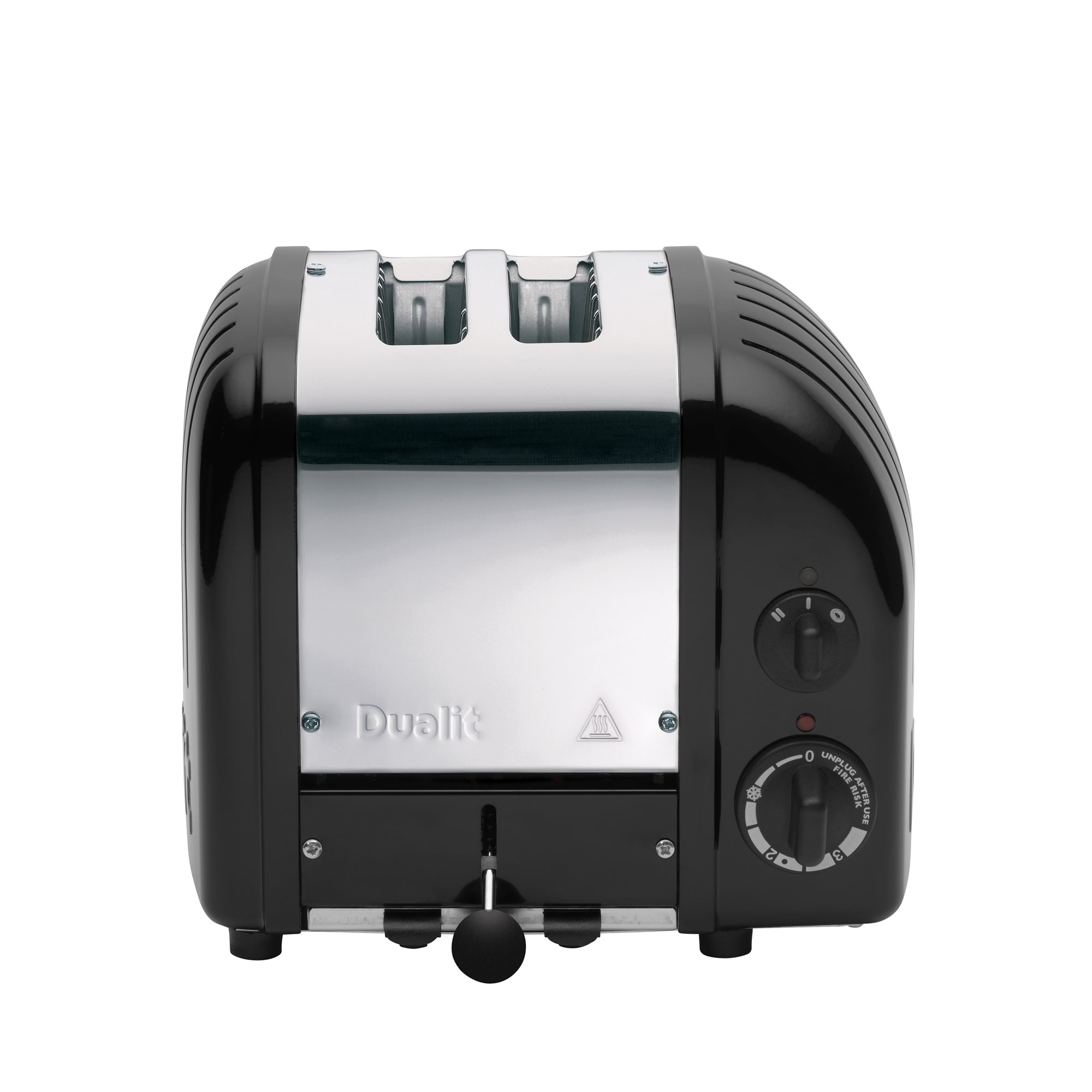Dualit Classic 2-Slice Toaster - Matt Black | Handcrafted in England | Authorized USA Dealer