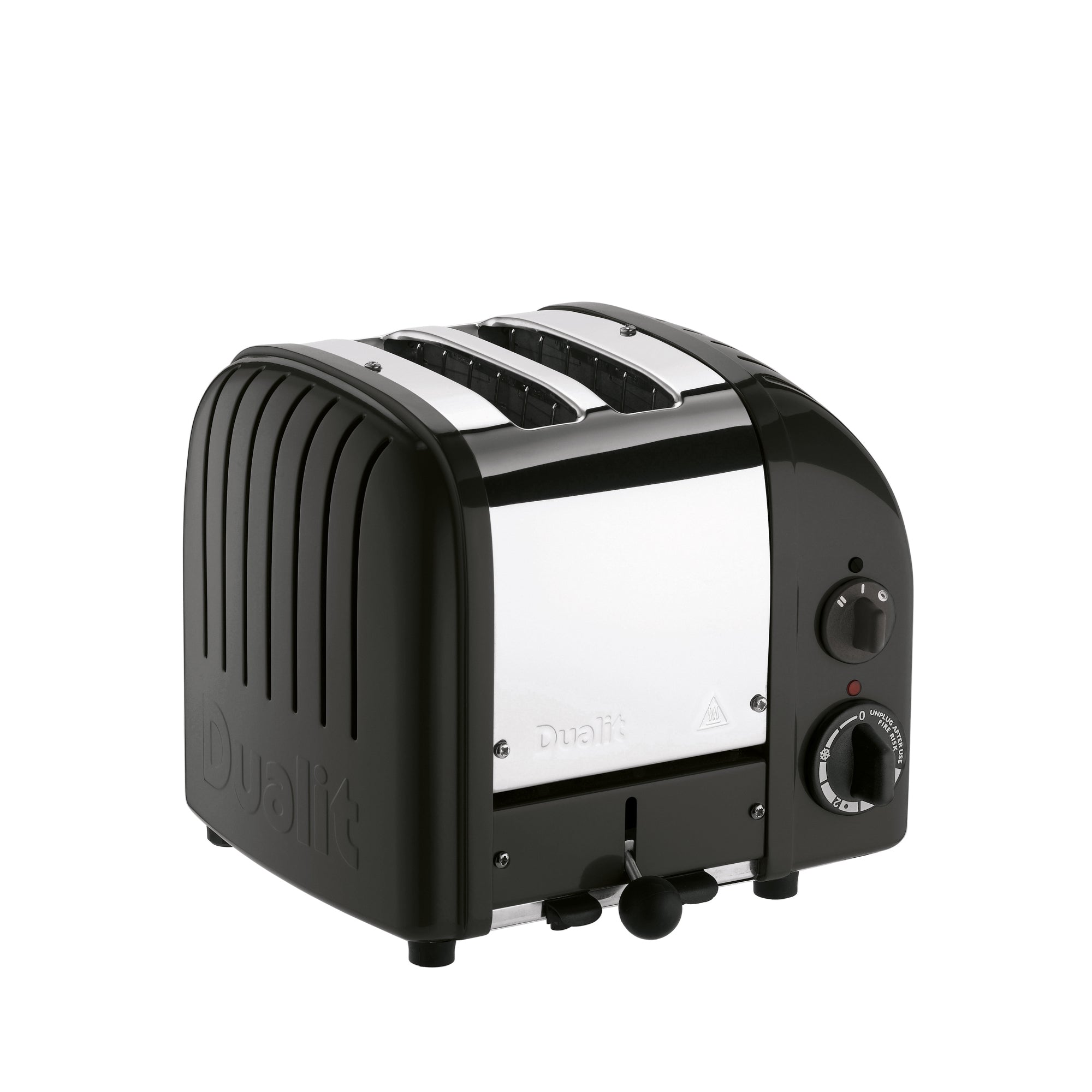 Dualit Classic 2-Slice Toaster - Matt Black | Handcrafted in England | Authorized USA Dealer