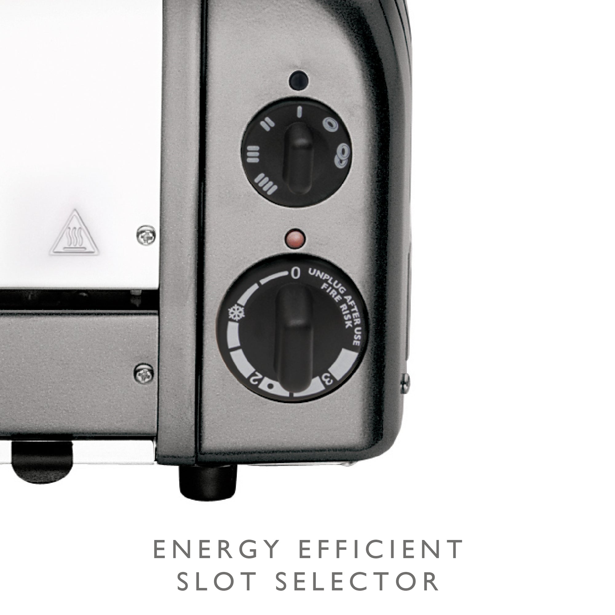 Dualit Classic 4-Slice Toaster - Metallic Charcoal | Handcrafted in England | Authorized USA Dealer