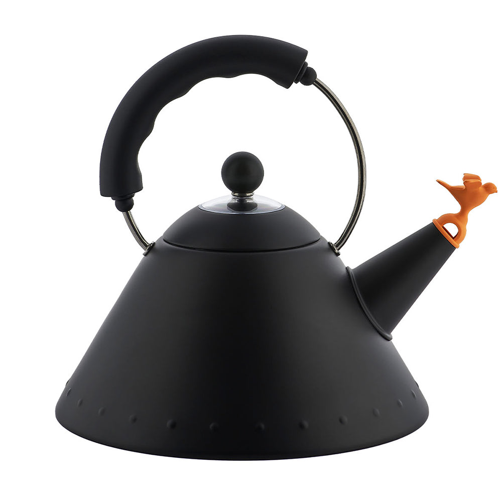 Alessi Michael Graves 9093 Whistling Bird Kettle - Black
