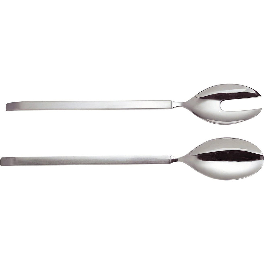 Alessi Dry Salad Set - Silver