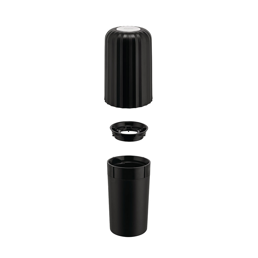 Alessi MDL20 B Plissé Capsule Crusher for Nespresso Machines - Black