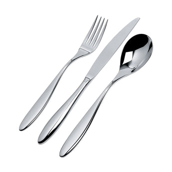 Alessi Mami 5-Piece Cutlery Set, 18/10 Stainless Steel Mirror Polish - Design and Grace
