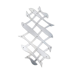 Alessi"Pescher" Extensible Trivet in 18/10 Stainless Steel Mirror Polished - Silver - Design and Grace