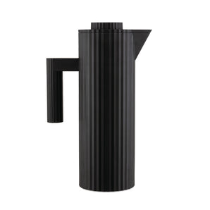 Alessi MDL12 B Plissé Thermo Insulated Jug - Black - Design and Grace