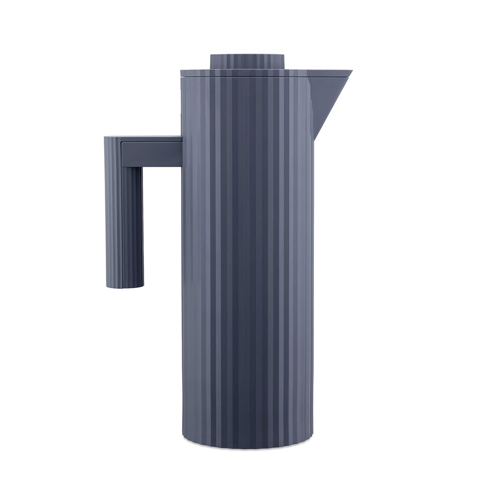 Alessi MDL12 G Plissé Thermo Insulated Jug - Gray