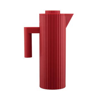 Alessi MDL12 R Plissé Thermo Insulated Jug - Red - Design and Grace
