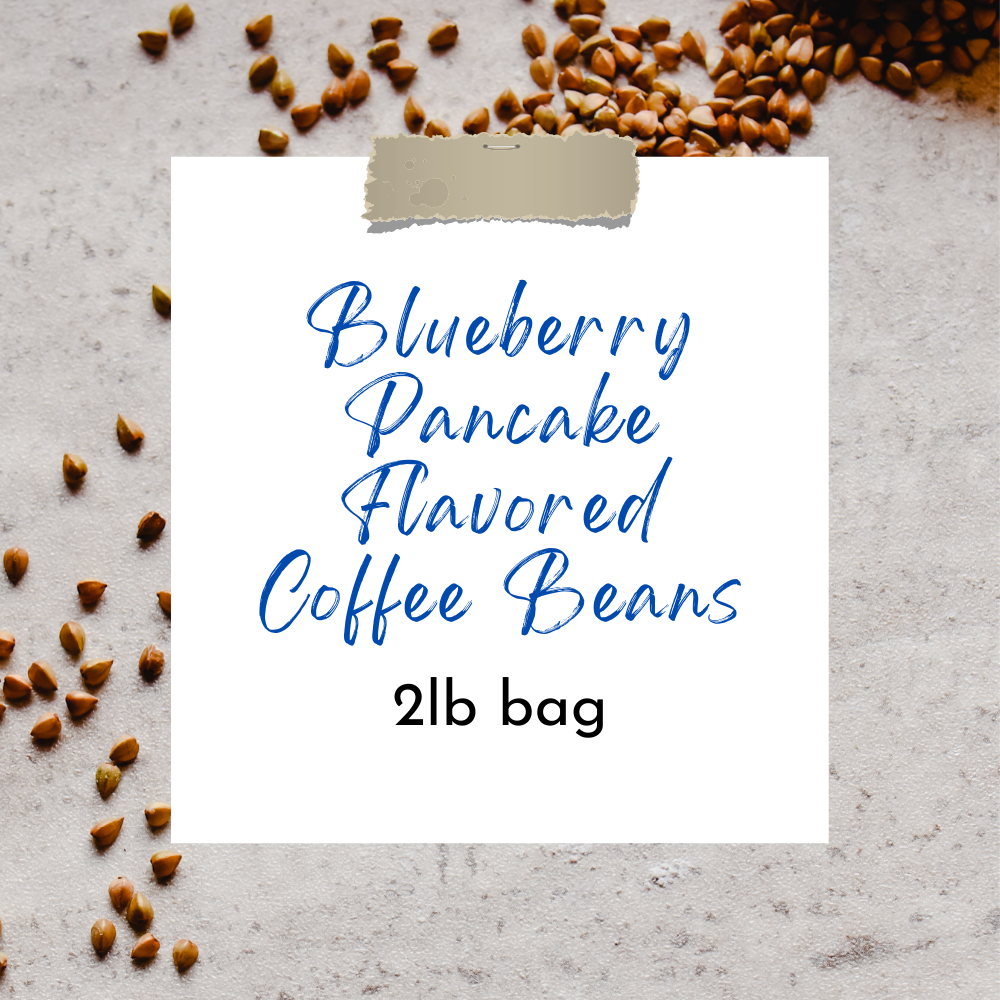 DesignandGrace Blueberry Pancake Flavored Coffee Beans - 2 lb