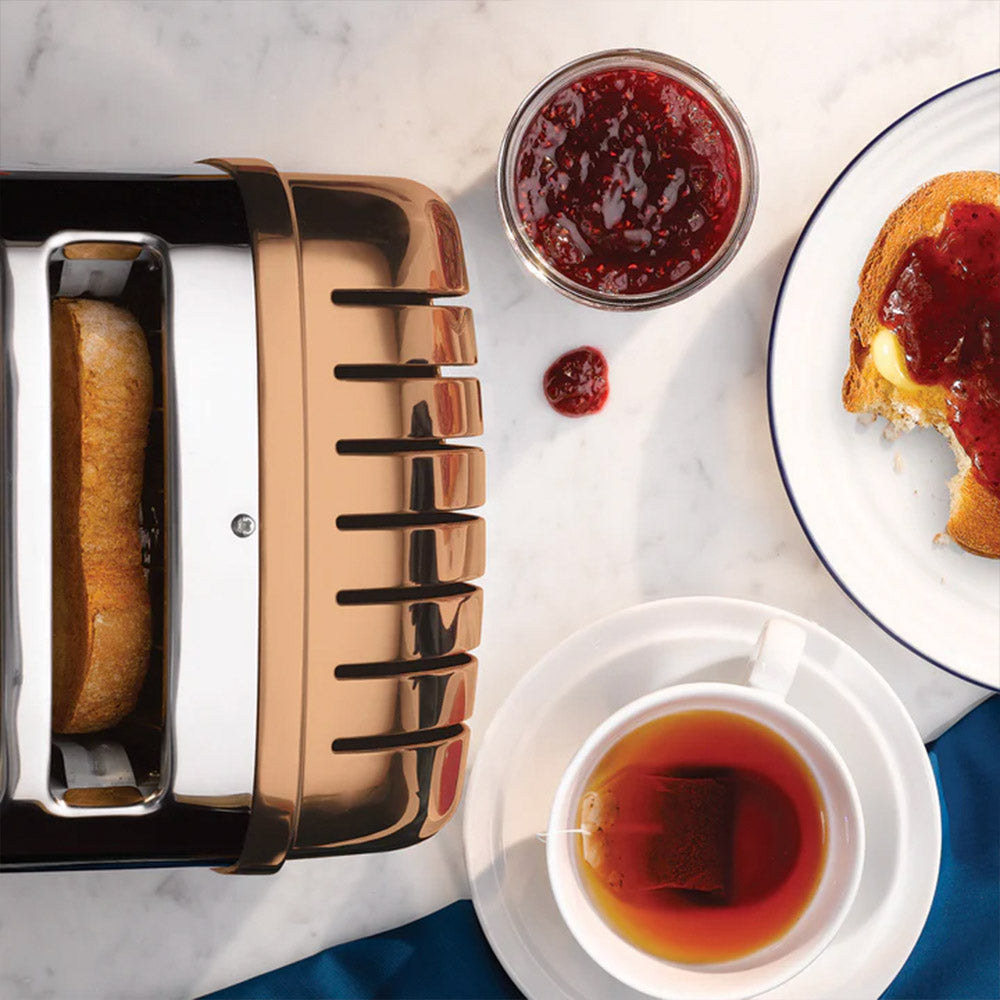 Dualit Classic 2-Slice Toaster - Copper Finish | Handcrafted in England | Authorized USA Dealer