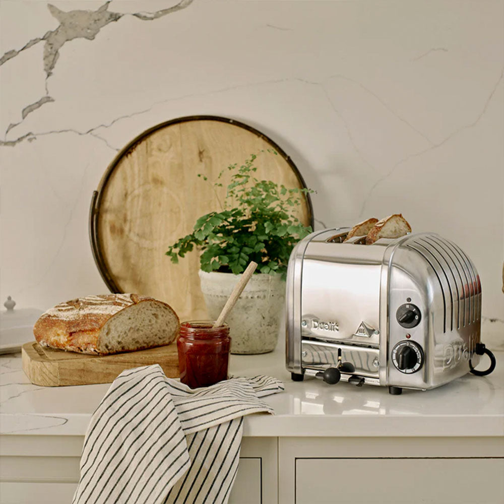 Dualit Classic 2-Slot Toaster - Polished Chrome | Handcrafted in England | Authorized USA Dealer