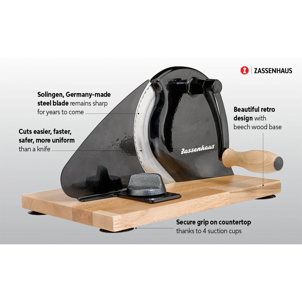 Zassenhaus Classic Bread Slicer - Cream