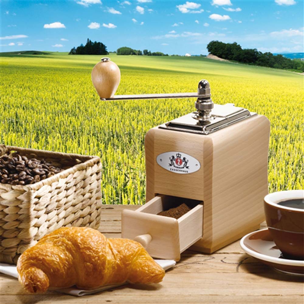 Zassenhaus Santiago Manual Coffee Mill - Natural Beech