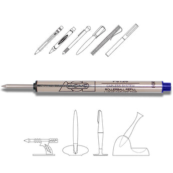 Acme Studios 8126 Blue Roller Ball Refill (PREF8126BL) - Design and Grace