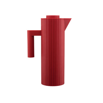 Alessi Plissé Thermo Insulated Jug - Red - Design and Grace