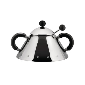 Alessi Sugar Bowl And Spoon - Black