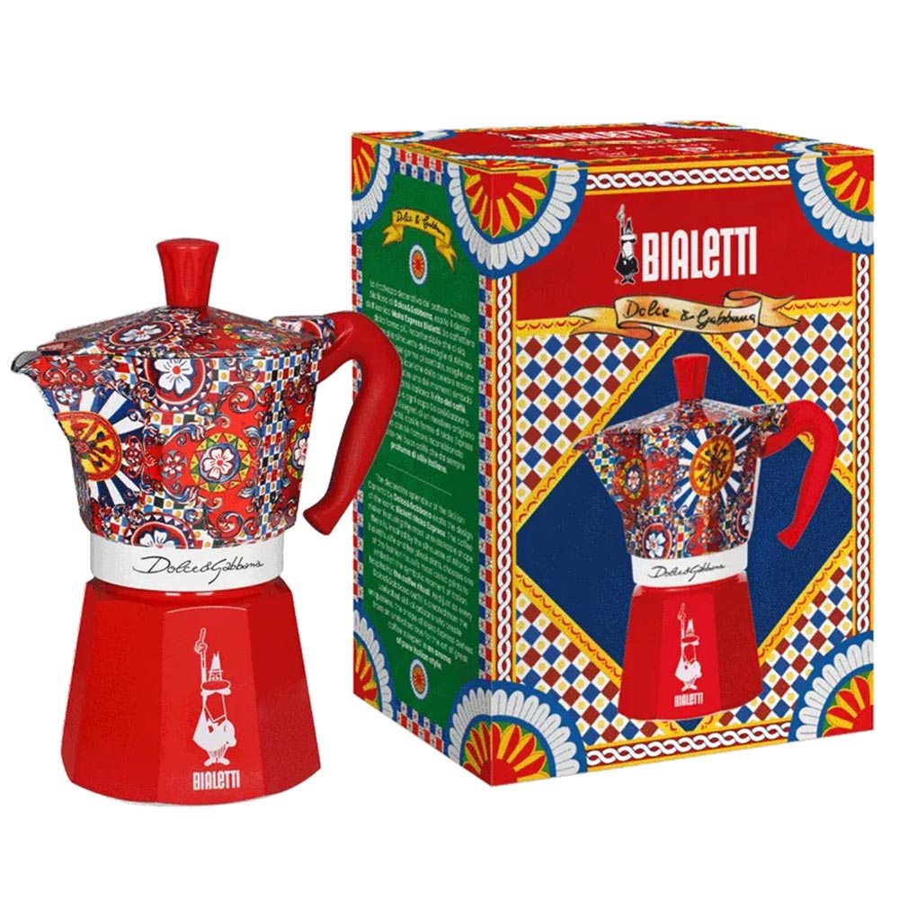 Bialetti - Moka Express - Dolce & Gabbana - Sicilian Cart - Espresso Maker