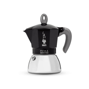 Bialetti Moka Induction 4 Cup Espresso Maker - Black - Design and Grace