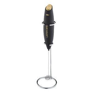 Cilio Latteforte Milk Frother with Stainless Steel Stand - Matte Black