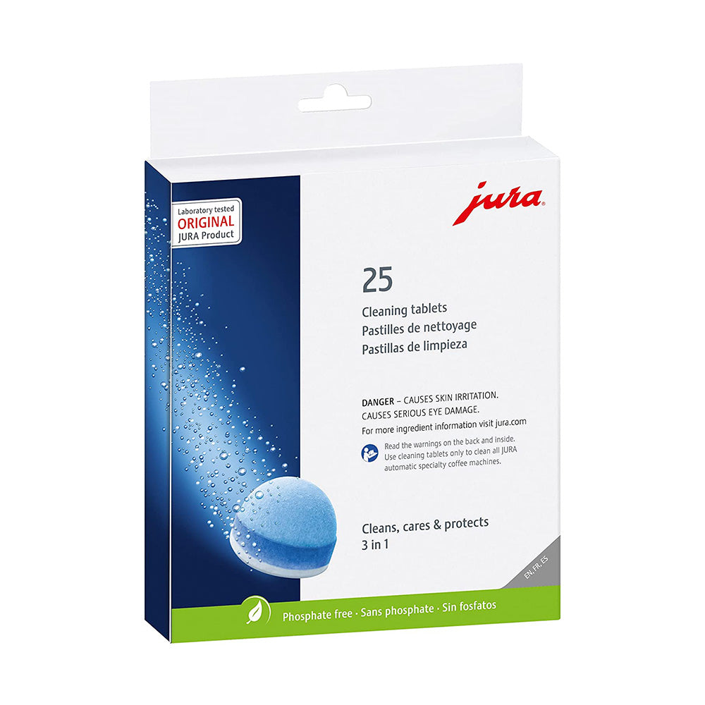 Jura 3-Phase Cleaning Tablets 25053 - Pack of 25