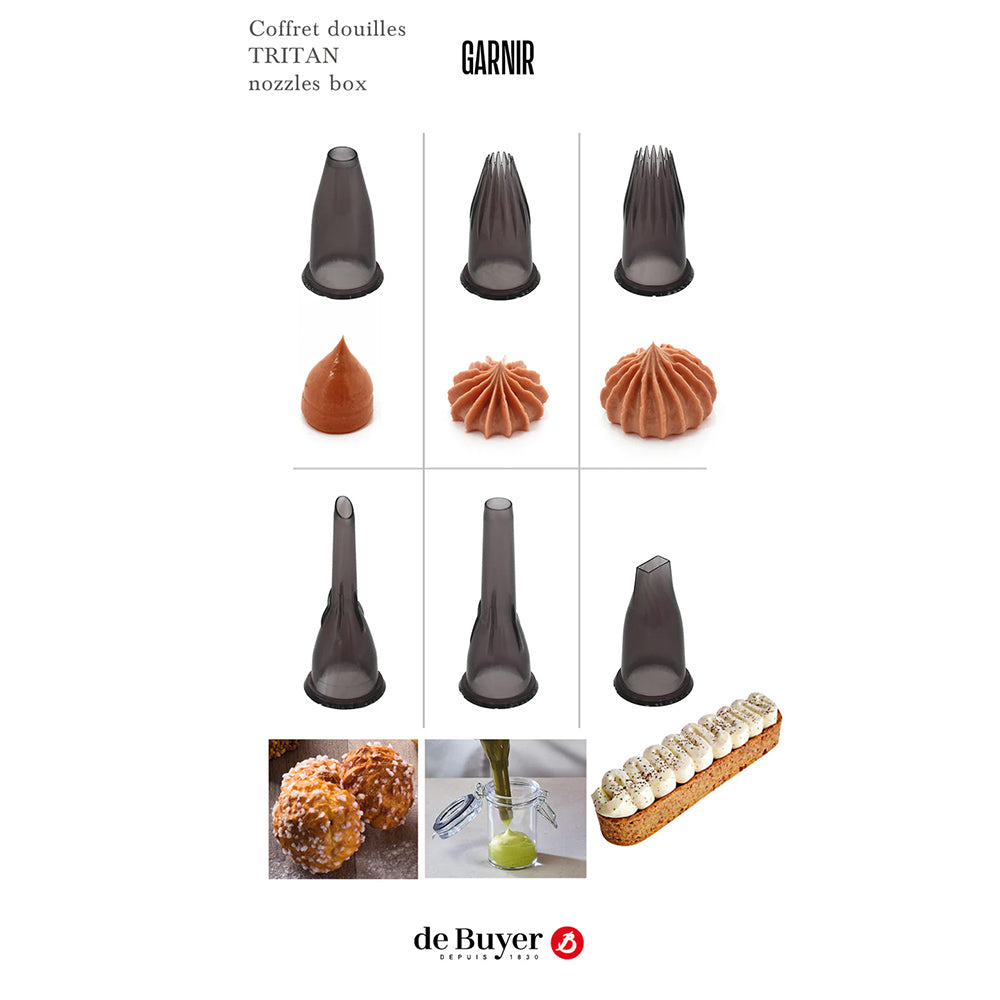 De Buyer LE TUBE Filling 6 Tips