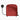 End of a Dualit Classic toaster in red, showing the embossed Dualit name and power cord