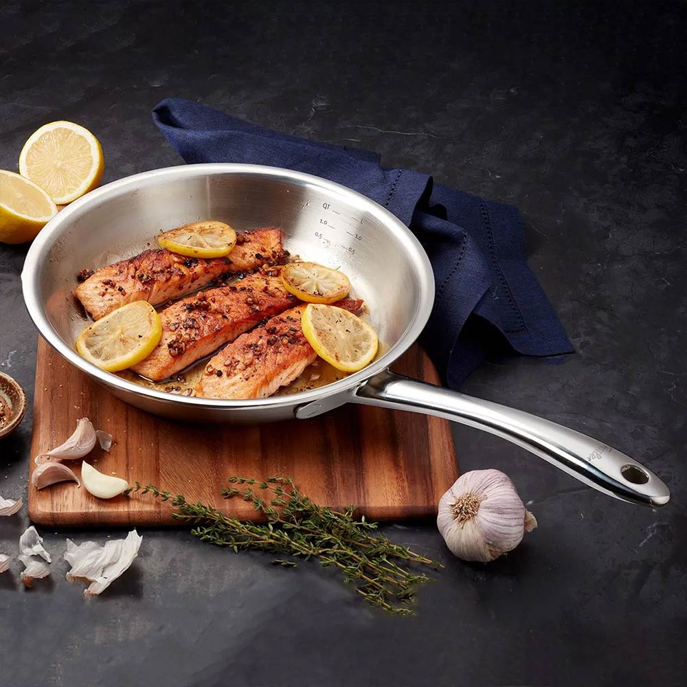 Fissler - M5 Pro-Ply 8-Inch 5 Ply Stainless Steel Frying Pan - Oven & Dishwasher Safe