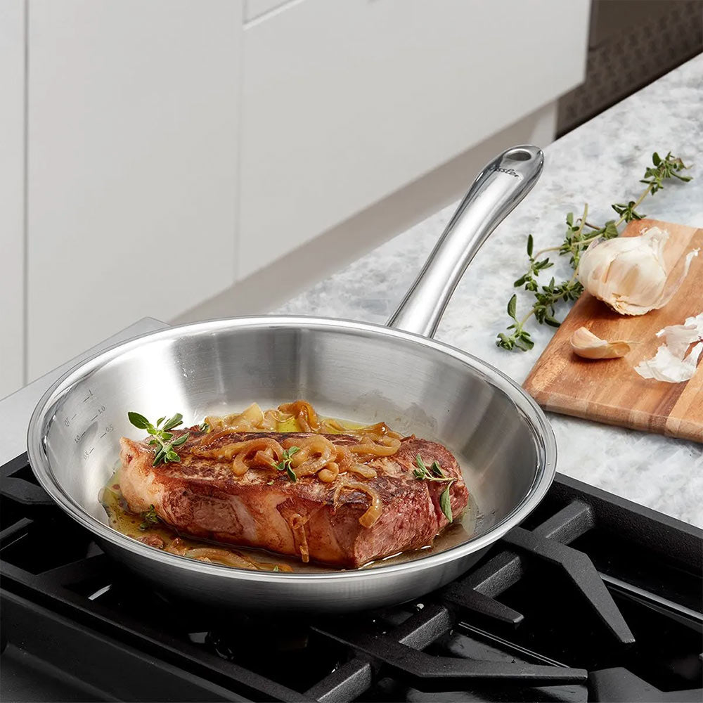 Fissler - M5 Pro-Ply 8-Inch 5 Ply Stainless Steel Frying Pan - Oven & Dishwasher Safe