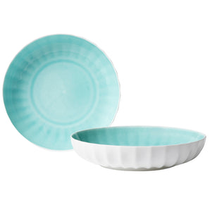 Fortessa Blyss Turquoise Dinner Bowl 8.6 Inch, Set of 4