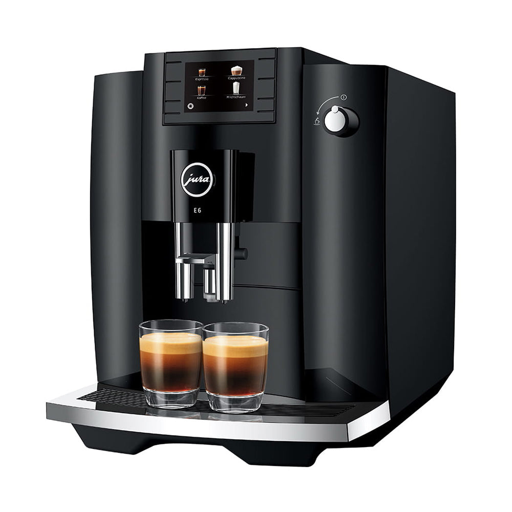 Jura E6 Piano Black Coffee Machine 15622