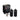 Peugeot Line Night Chic Manual Pepper & Salt Mill Set - Black