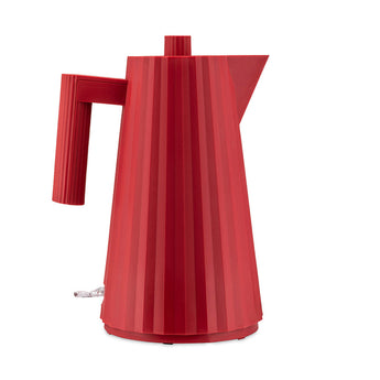 Alessi MDL06R/USA Plissé Electric Kettle - Red - Design and Grace