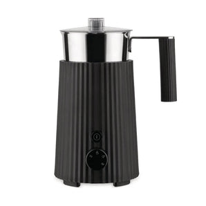 Alessi Plissé Multifunction Milk Frother/Jug Black - Design and Grace