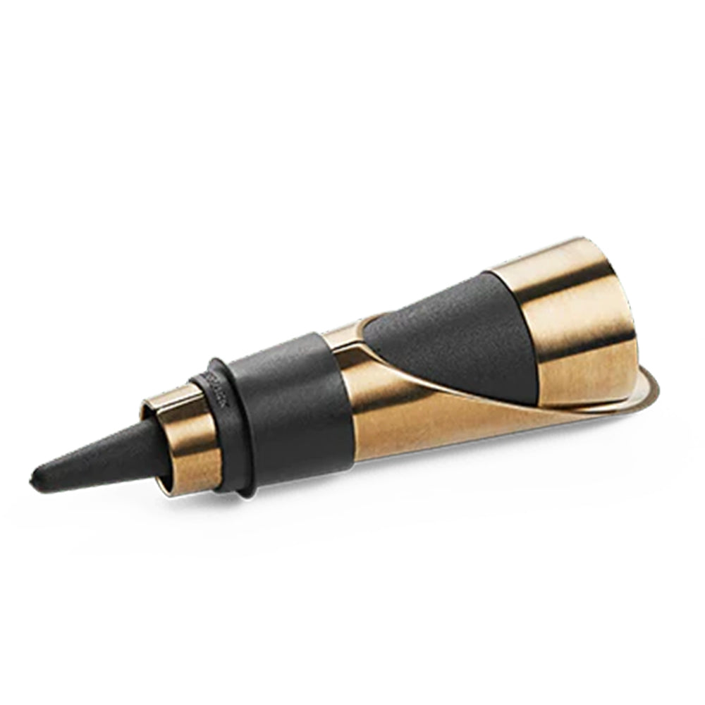 Rosendahl Grand Cru Barware Wine Stopper and Pourer - Black/Patinated Steel