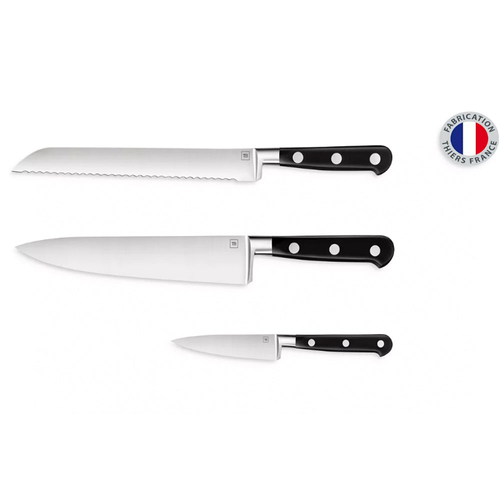 TB Tarrerias Bonjean - Maestro 3 Piece Kitchen Knife Set - Design and Grace