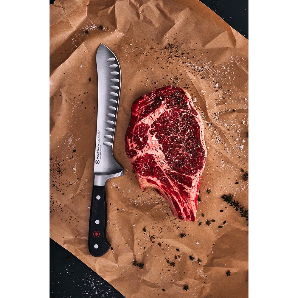 Wüsthof CLASSIC 8" Artisan Butcher Knife, Hollow Edge