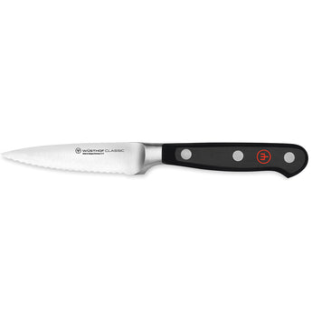 Wüsthof CLASSIC 3.5" Fully Serrated Paring Knife - Design and Grace