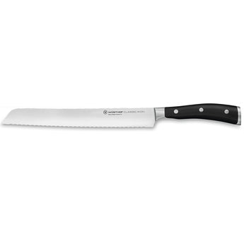 Wüsthof CLASSIC IKON 9" Double-Serrated Bread Knife - Design and Grace