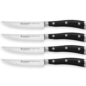 Wüsthof CLASSIC IKON Four Piece Steak Knife Set - Design and Grace
