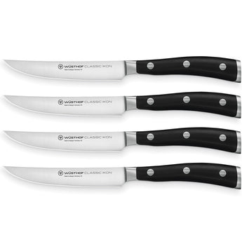 Wüsthof CLASSIC IKON Four Piece Steak Knife Set - Design and Grace