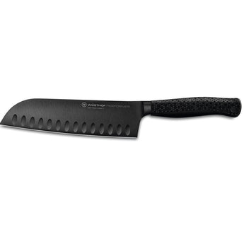 Wüsthof PERFORMER 7" Santoku, Hollow Edge - Design and Grace