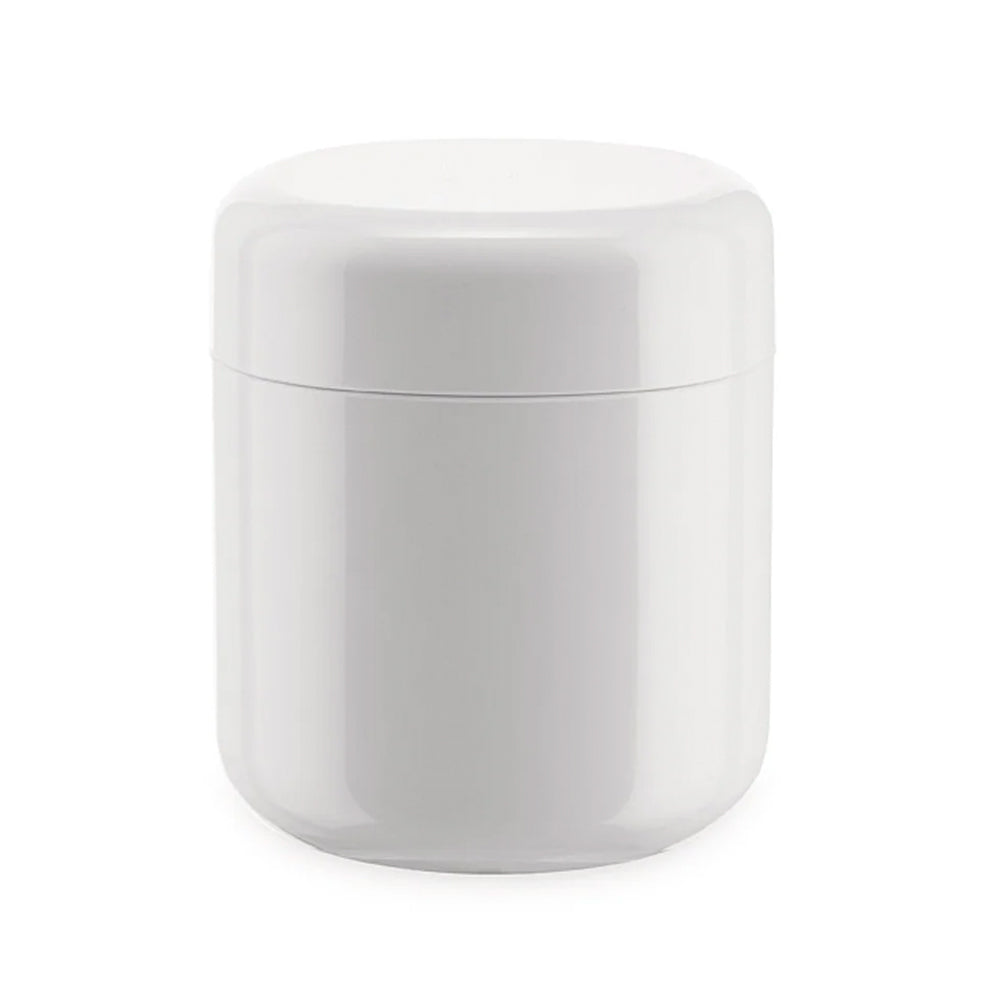 Alessi PL09 W Birillo Cotton Swabs Holder, White