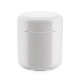 Alessi PL09 W Birillo Cotton Swabs Holder, White - Design and Grace