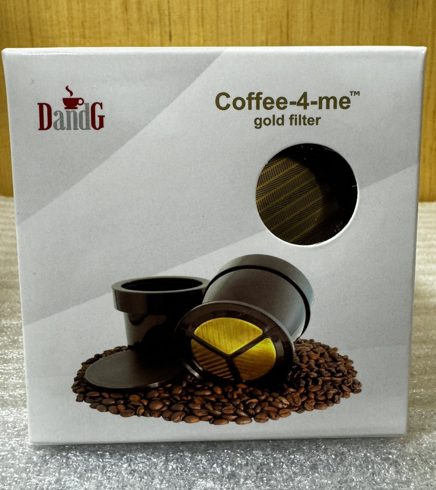 Designandgrace Coffee-4-me™ Single Cup Sustainable Gold Coffee Filter